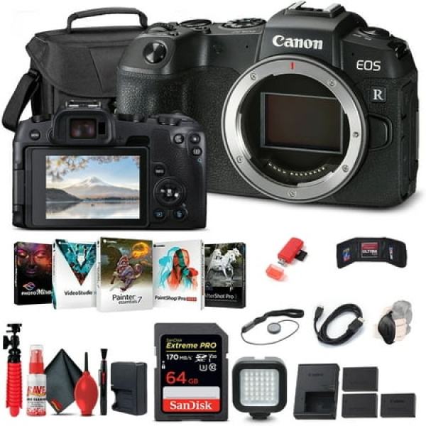 Canon EOS RP Mirrorless Digital Camera (Body Only) (3380C002) + 64GB Memory Card