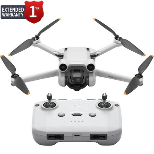 DJI Mini 3 Pro Drone Quadcopter w/ 4K & 48MP + RC-N1 Remote Control CP.MA.0000048.02 (Open Box) with 1 Year Extended Warranty