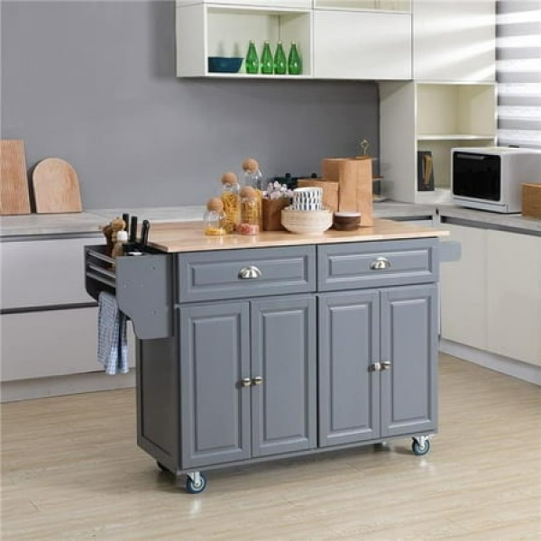 OnlineGymShop CB24256 Kitchen Island Storage Cart