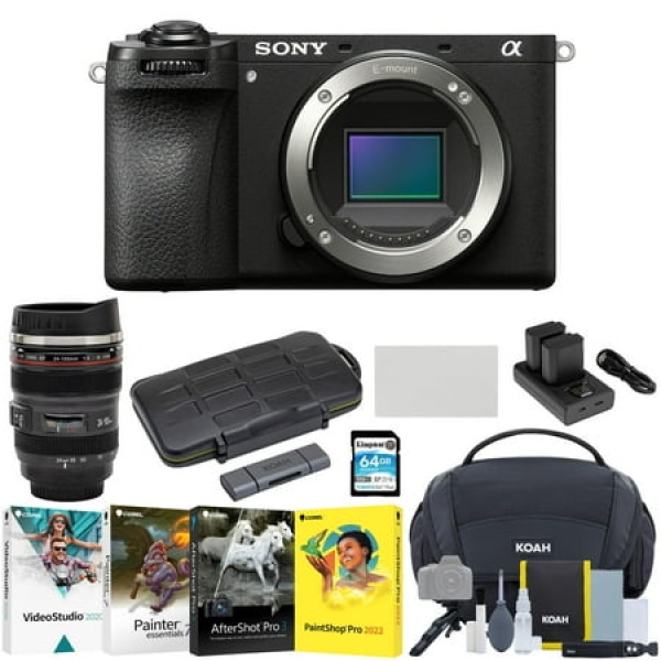 Sony Alpha 6700 APS-C Interchangeable Lens Hybrid Camera Body Essentials Kit