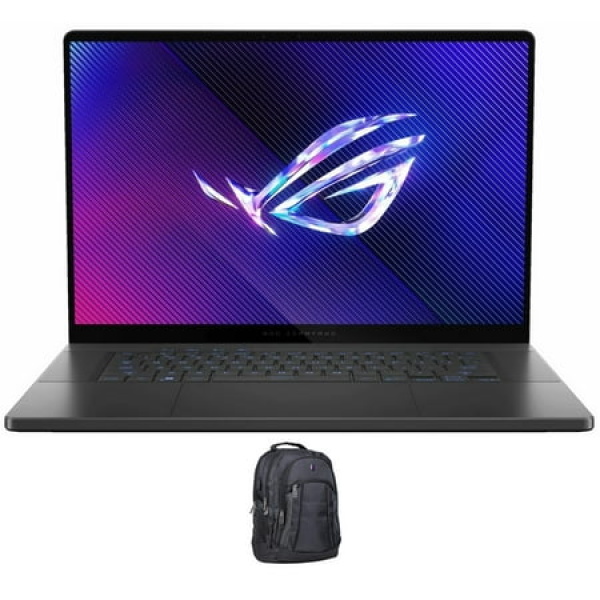 ASUS ROG Zephyrus G16 Gaming/Entertainment Laptop (Intel Ultra 9-185H 16-Core 16.0in 240 Hz Wide QXGA (2560x1600) GeForce RTX 4090 32GB LPDDR5X 7466MHz RAM Win 11 Home) with Premium Backpack