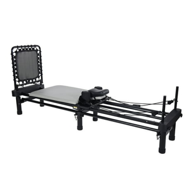 Aero Pilates Premier 700 Foldable Reformer Machine with Cardio Rebounder