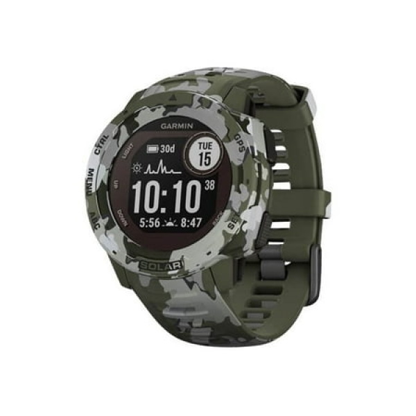 Garmin Instinct Solar Smart Watch Camo Edition Lichen Camo