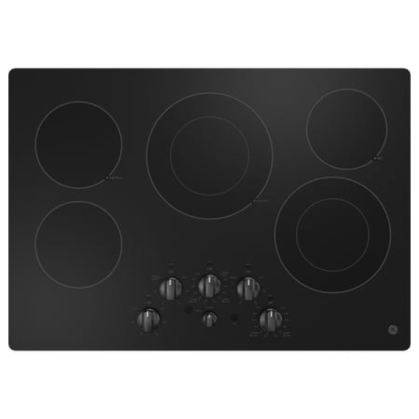 JEP5030DTBB GE 30 Inch Built-In knob Control Electric Cooktop