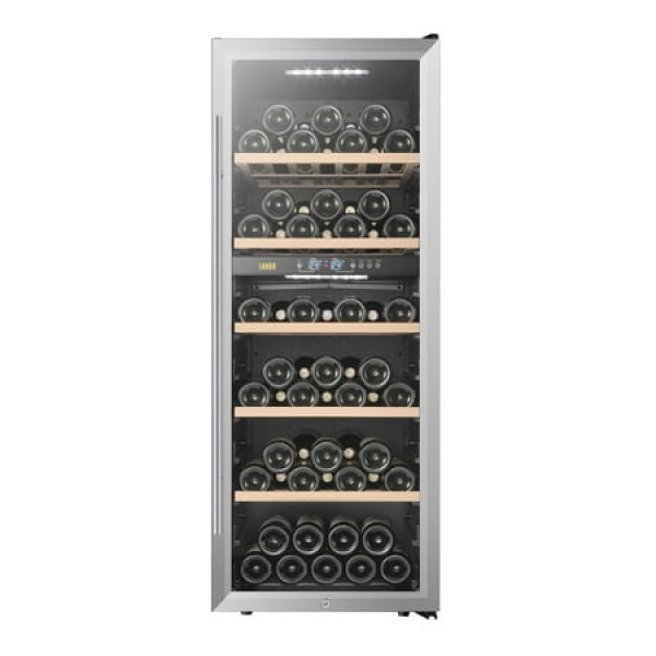 Lanbo 20 inch 64 Bottle Dual Zone Freestanding Wine Cooler