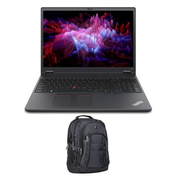 Lenovo P16v Gen 1 Workstation Laptop (Intel i9-13900H 14-Core 16.0in 60 Hz Wide UXGA (1920x1200) NVIDIA RTX 2000 Ada 32GB DDR5 5200MHz RAM Win 11 Pro) with Premium Backpack