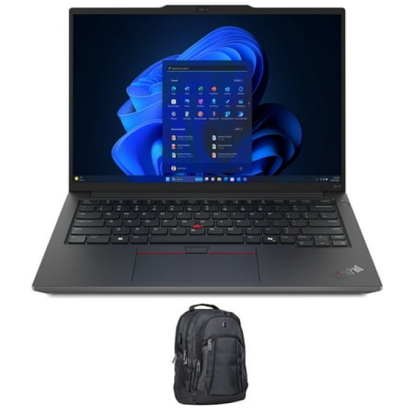 Lenovo ThinkPad E14 Gen 6 School/Business Laptop (Intel Ultra 5-125U 12-Core 14.0in 60 Hz Wide UXGA (1920x1200) Intel Graphics 16GB DDR5 5600MHz RAM Win 11 Pro) with Premium Backpack