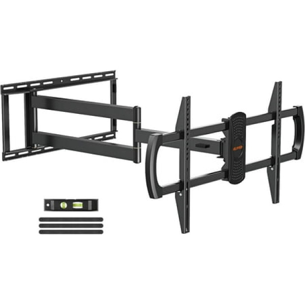 Long Extension TV Mount for Most 42-90 Inch TV Full Motion Wall Bracket with 40.4 inch Long Arm Articulating TV Wall Mount Max VESA 800x400mm Holds up to 150lbs fits Wood Studs 12 -24 .