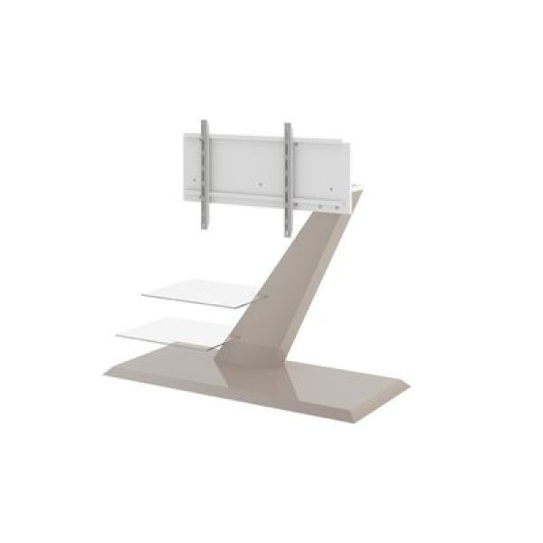 Malott Orren Ellis Floor Stand Mount for Greater Than 50" Screens with Shelving, Holds up to 66.1 lbs