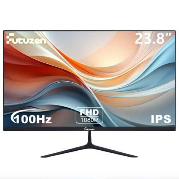 Monitor - 23.8 Inch 100Hz FHD 1080p IPS Computer Monitor Refresh Rate 1000:1 99% sRGB 5ms HDMI x1 VGA x1 PC Monitor for Casual Gaming and Working Low Blue Light for Office and Home