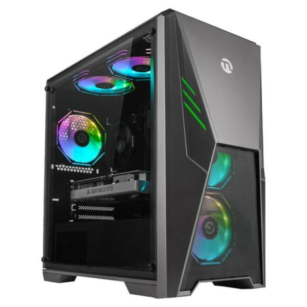 Ningmei Gaming PC Desktop AMD Ryzen 5 5500 (6 Core Up to 4.2GHz) 16GB DDR4 1TB SSD NVMe NVIDIA GeForce RTX 3060 600W PSU 11AC Wi-Fi Windows 11 Home 64-bit gaming pc