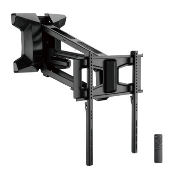 ProMounts Motorized Fireplace Mantel TV Wall Mount for TVs 37" - 70" Up to 77 lbs with Remote