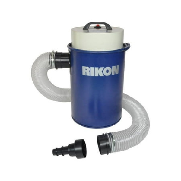 Rikon Dust Extractor With Fittings And Wall Mount 12 Gallon Capacity