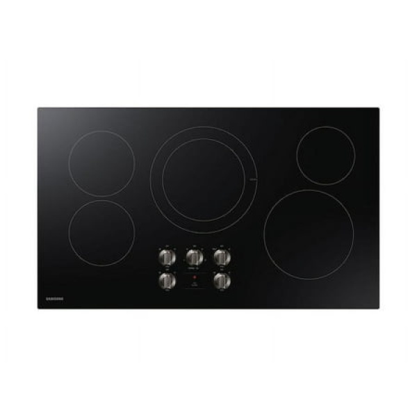 Samsung NZ36R5330RK 36 inch Black 5 Burner Electric Cooktop