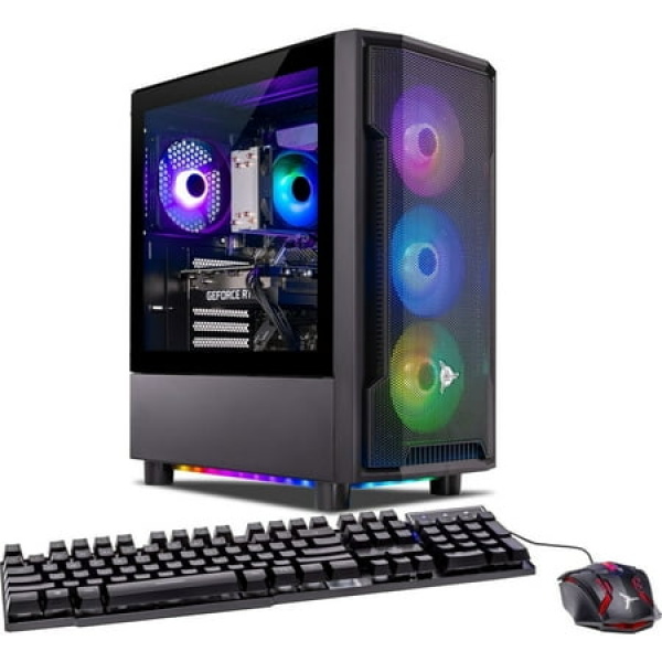 Skytech Shadow Gaming PC Desktop AMD Ryzen 5 5600X NVIDIA Geforce RTX 4060 1TB SSD 16GB RAM Windows 11