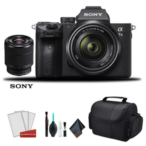 Sony Alpha a7 III Full Frame Mirrorless Digital Camera with 28-70mm Lens - Bundle Kit