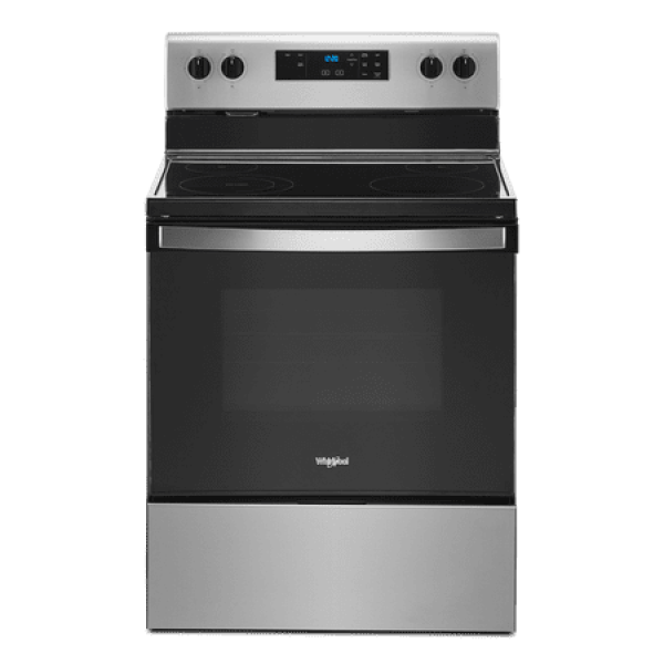 Whirlpool 30 5.3 cu ft 4 Burner Electric Range with Storage Drawer in Stainless Steel