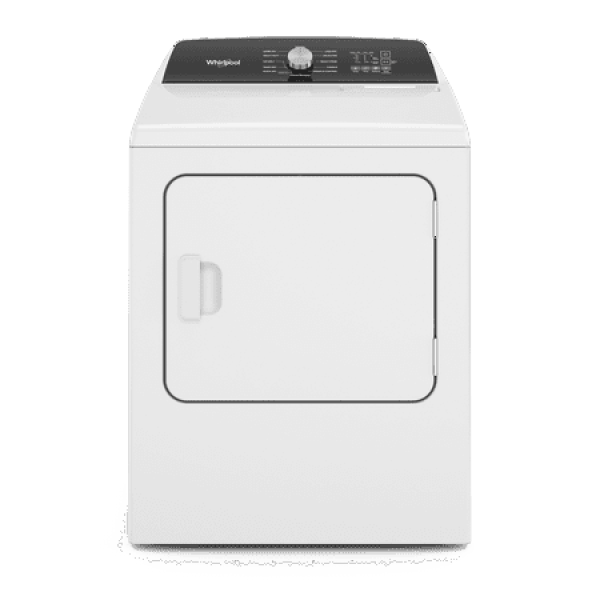 Whirlpool® WED5050LW 7.0 Cu. Ft. Top Load Electric Moisture Sensing Dryer with Steam