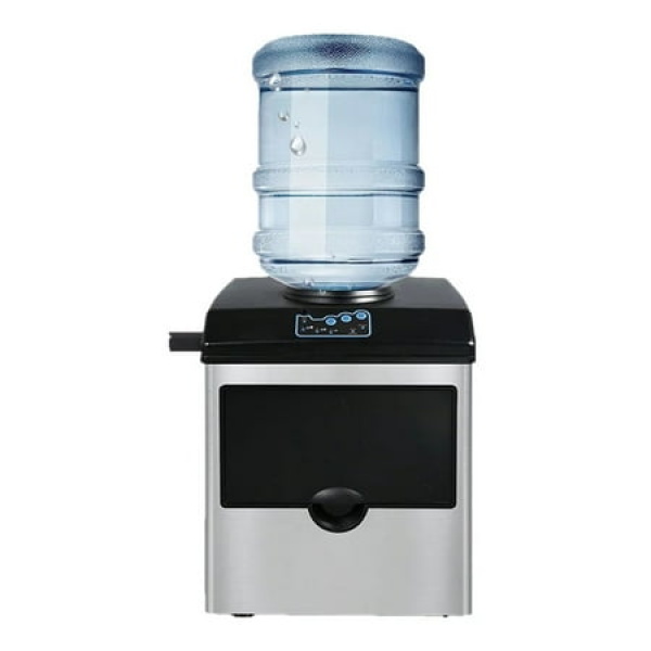 150W Ice Maker Commercial Small 30KG/24H Automatic Ice Maker For Household Milk Tea Shop Bottled Water Ice Making Machine