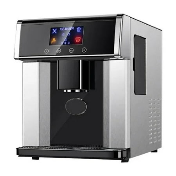 15kg/24H Commercial Automatic Ice Maker Household Portable Electric Bullet Round Ice Making Machine Coffee Bar