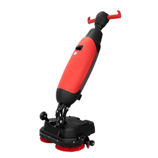 17 Walk-behind Floor Scrubber Machine 360 Degree Rotating Head 10000 sqft/h Cordless Rechargeable Lithium Battery SM430