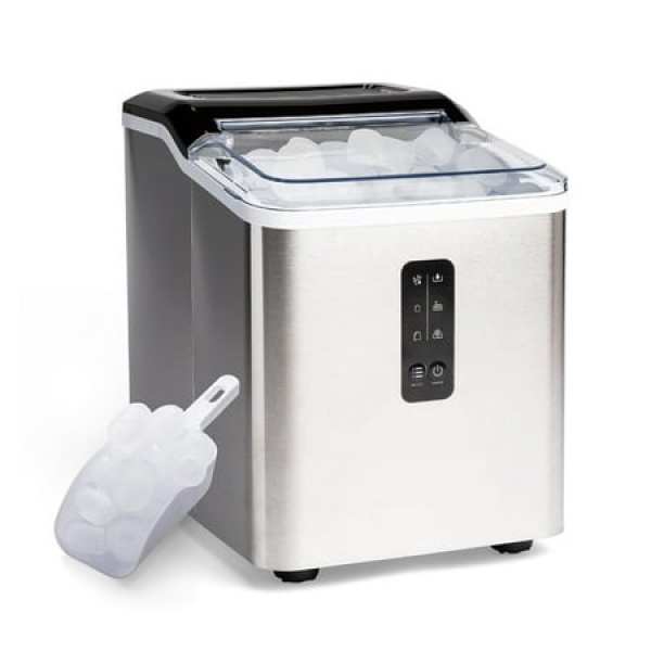 Automatic Ice Maker Self- Cleaning Countertop Size 26 Pounds In 24 Hours s 7 Minutes LED Control Panel