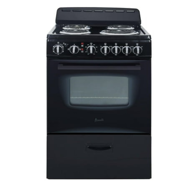 Avanti ERU240P1B 24 Inch Electric Freestanding Range - Black