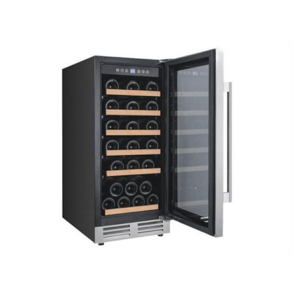 Avanti Wcf281e3 28 Bottle 15 Built-In Single Zone Wine Cooler - Stainless Steel