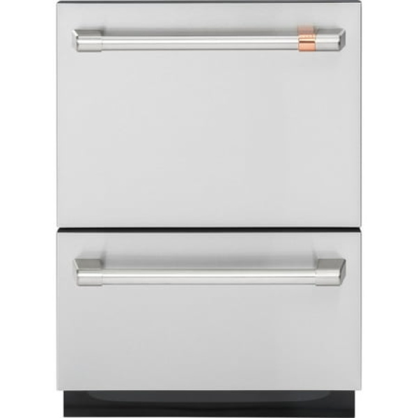 Cafe Cdd420p 24 Wide Double Drawer Dishwasher - Stainless Steel / Brushed Stainless