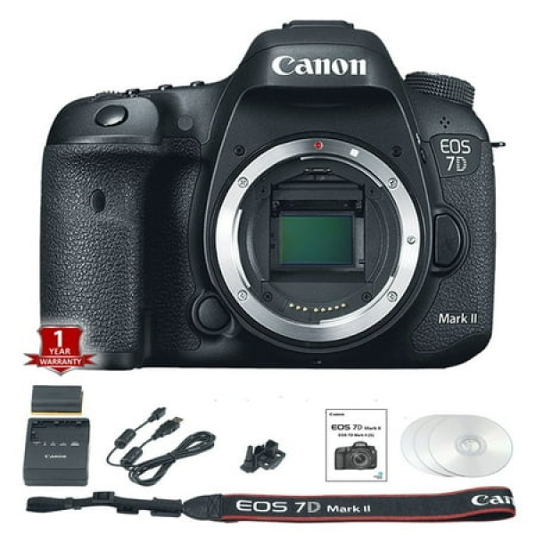 Canon EOS 7D Mark II Digital SLR Camera (Body Only) International Version (No Warranty)