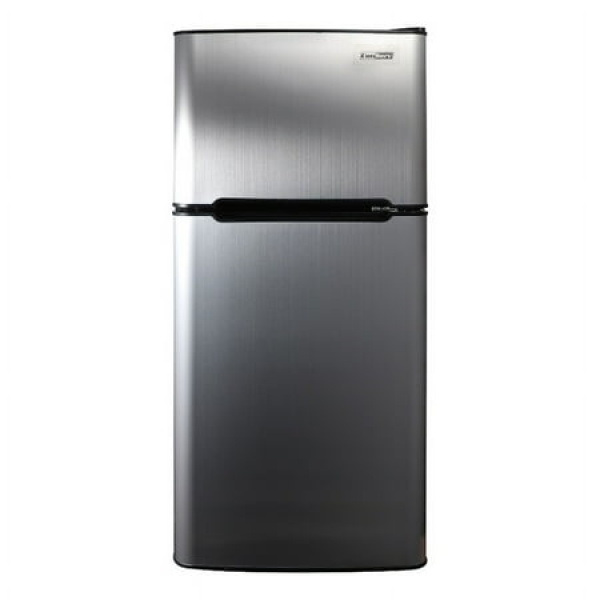 ConServ 4.5cu.ft 2 Door Mini Freestanding Refrigerator with Freezer in Stainless