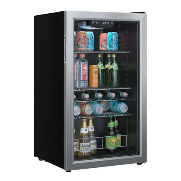 Edgestar Bwc121 19 Wide 105 Can Capacity Extreme Cool Beverage Center - Stainless Steel