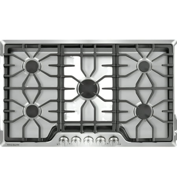 Frigidaire Gallery FGGC3645QS 36 inch 5 Burner Gas Cooktop