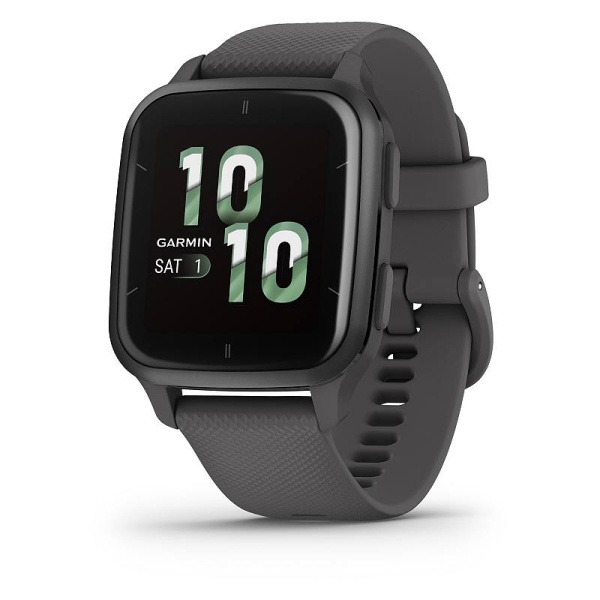 Garmin Venu Sq 2 Smartwatch, Black Slate