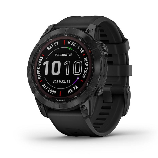 Garmin fēnix 7 Sapphire Solar Smartwatch, Black