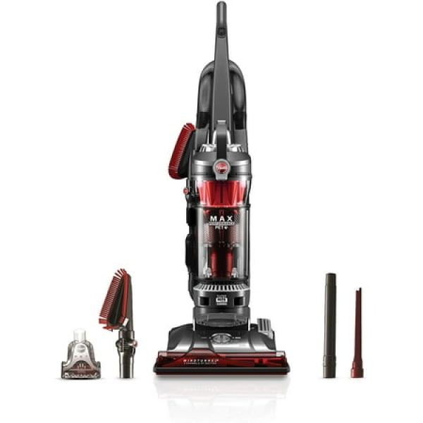 HOOVER WindTunnel 3 Max Performance Pet Bagless Upright Vacuum Cleaner Machine with HEPA Media Filtration