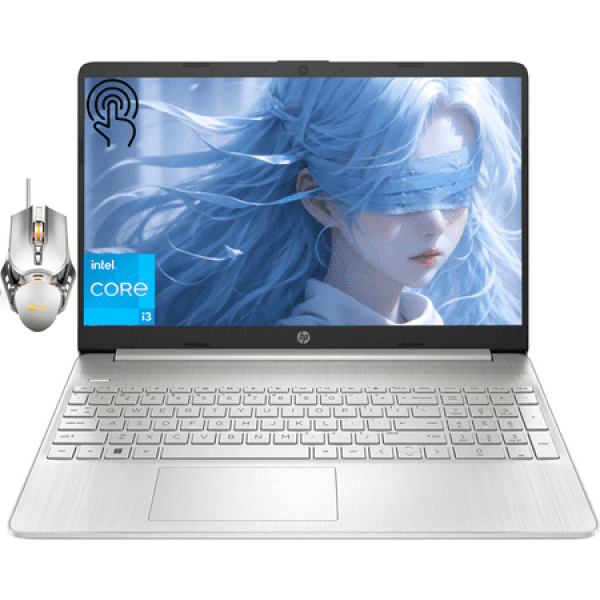 HP 15.6 HD Touch Laptop Intel Core i3-1215U Intel UHD Graphics 32G RAM 2TB SSD Windows 11 Home in S Mode