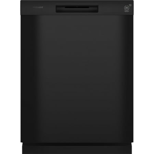 Hotpoint HDF310PGRBB 60 dBA Black Front Control Dishwasher