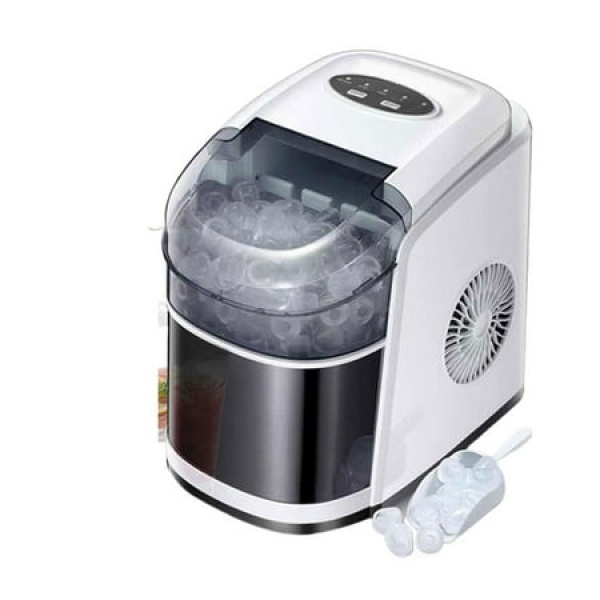 Ice Maker Household Small Ice Automatic Countertop Machine Cylindrical Shape Ice Cycle Time 6-12 Mins