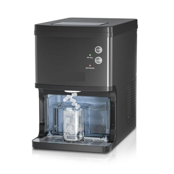 Ice MakerI Self-dispensing Countertop Pebble Ice Machine With 3L Detachable Water Tank Self-cleaning FunctionIce Maker Machine