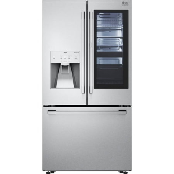 LG Studio SRFVC2416S 24 Cu. Ft. Stainless French Door Instaview Door-in-door Refrigerator