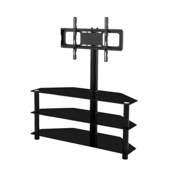 Large Tabletop TV Stand Mount with 45掳 Swivel For 35-65 in TV