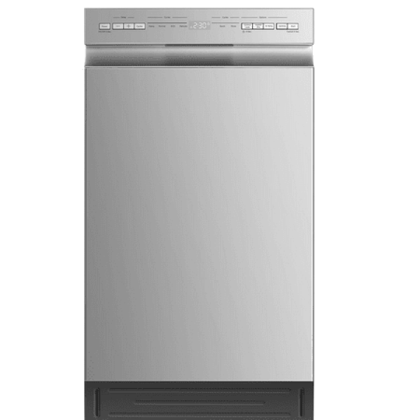 Midea Built-in Dishwasher with 8 Place Settings 6 Washing Programs Stainless Steel Tub Heated Dry Energy Star MDF18A1AST Stainless Steel