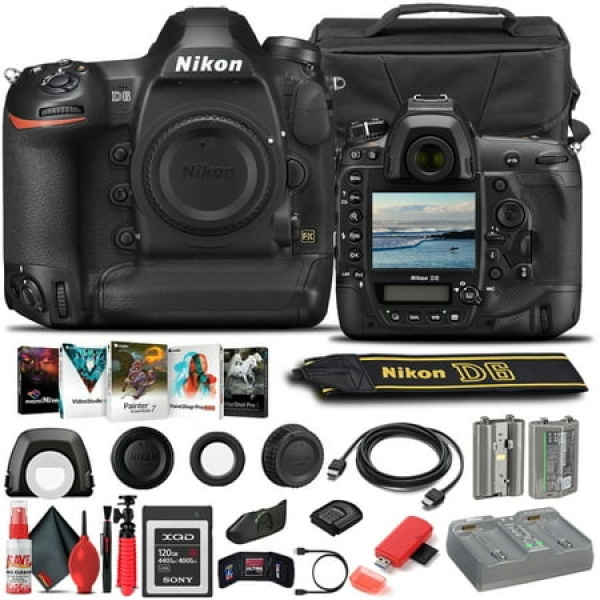 Nikon D6 DSLR Camera Body Only 1624 - Basic Bundle