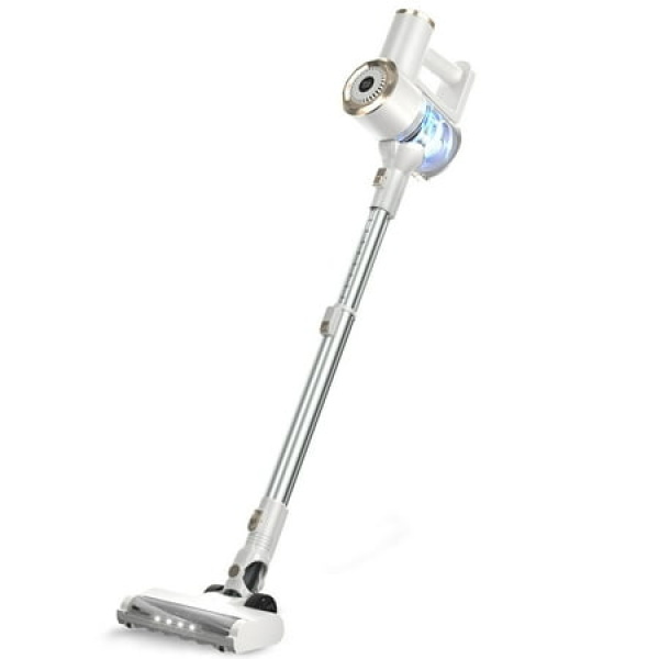 Prettycare Cordless Stick Vacuum Cleaner Lightweight for Carpet Floor Pet Hair with 2200mAh Rechargeable Battery W200