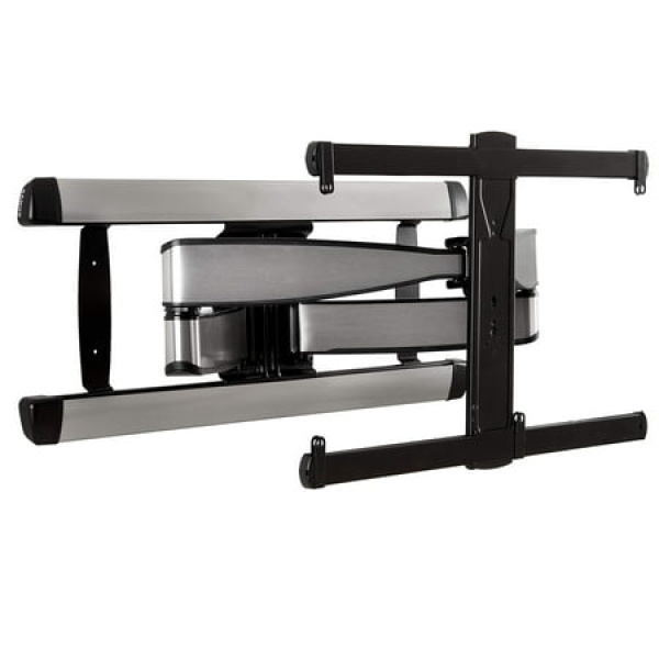 SANUS Premium Full Motion TV Wall Mount for TVs Up to 90 - Stainless Steel Finish with Smooth Extension Swivel & Tilt