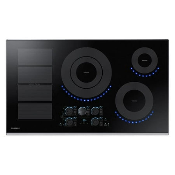 Samsung NZ36K7880US 36 inch Stainless 5 Element Induction Electric Cooktop