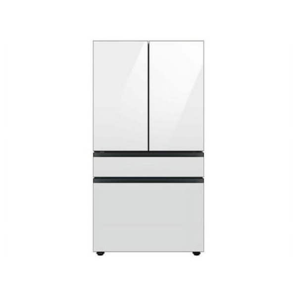 Samsung RF29BB860012 29 Cu. Ft. Bespoke White Glass 4-Door French Door Refrigerator