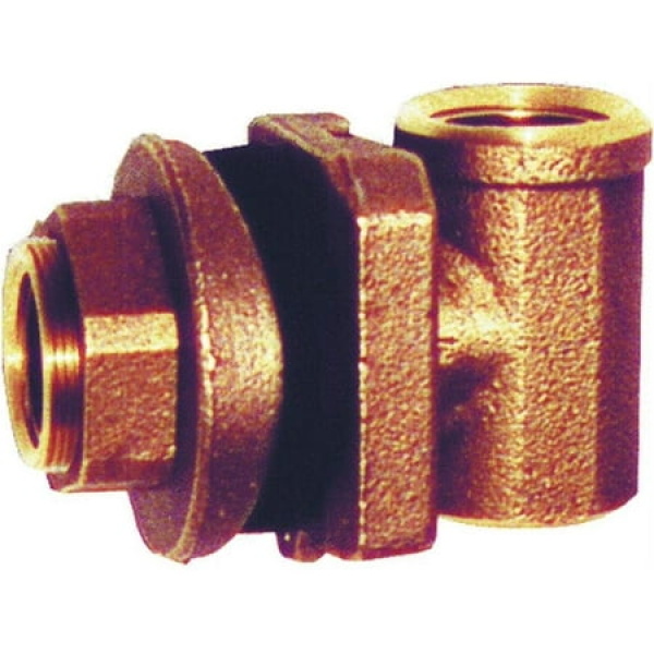 Simmons 1822SB Pitless Adapter 1-1/4 in Silicone Bronze