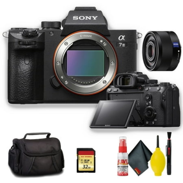 Sony Alpha a7 III Mirrorless Digital Camera with Sony FE 35mm f/2.8 ZA E-Mount Lens - Standard Kit